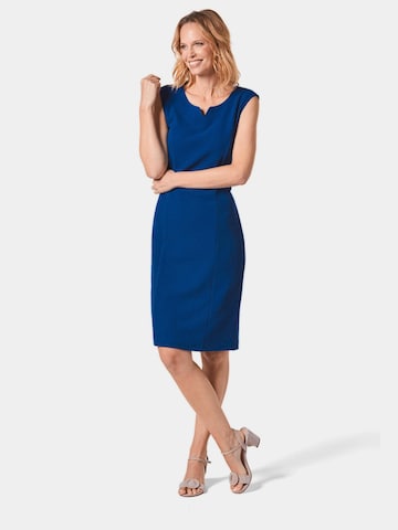 Goldner Kleid in Blau