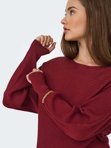 Pull-over 'ONLADALINE' ONLY en rouge