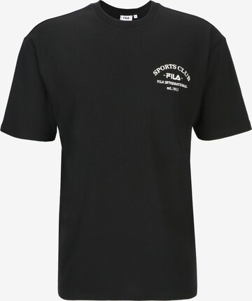 FILA T-shirt 'BERKAU' i svart: framsida