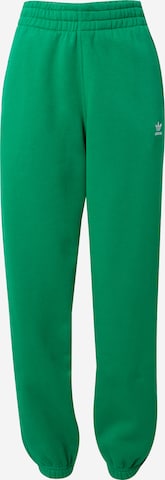 Pantalon 'Essentials Fleece' ADIDAS ORIGINALS en vert : devant