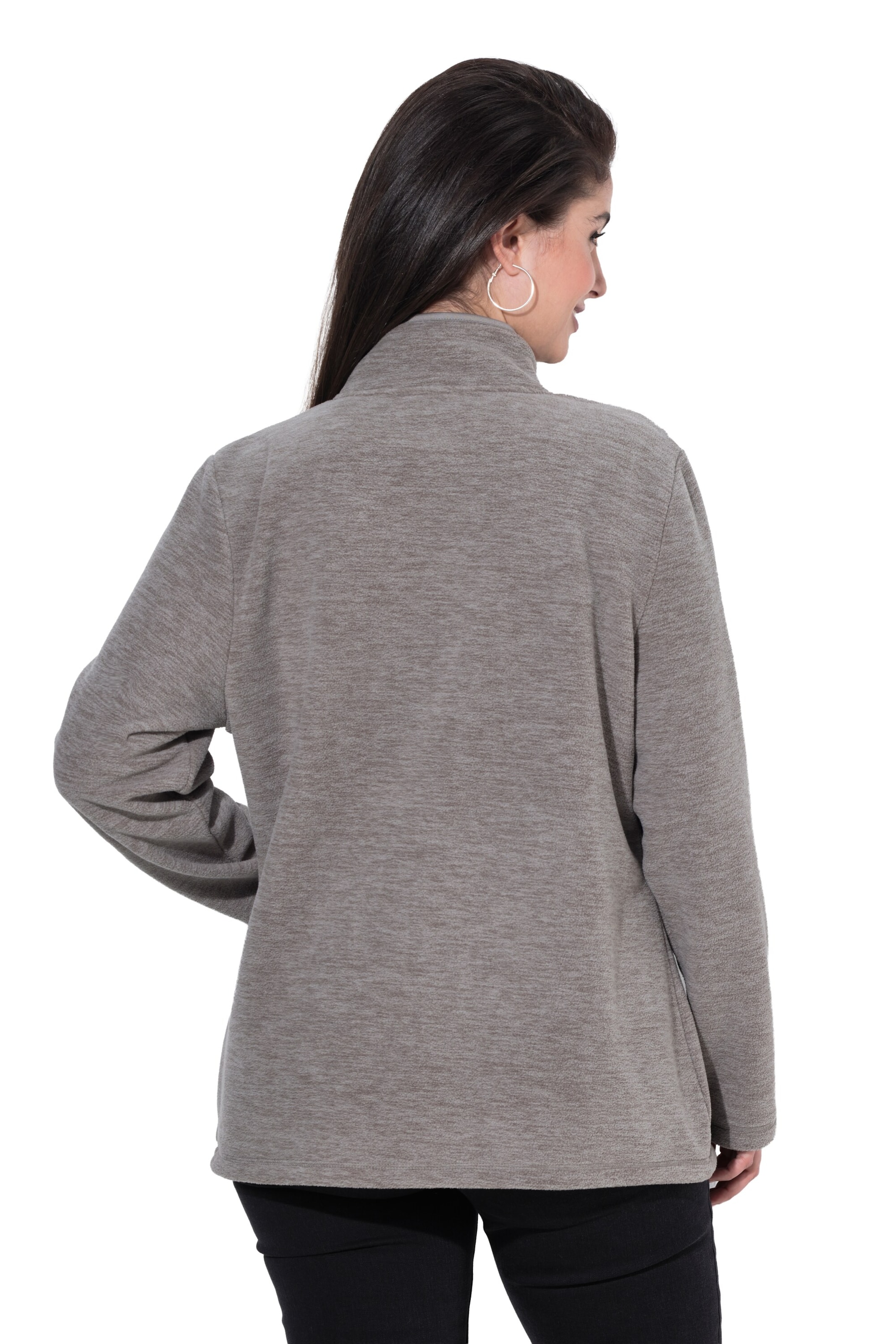 Ulla Popken Sweatjacke in Grau