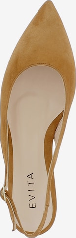 EVITA Slingback Pumps in Brown