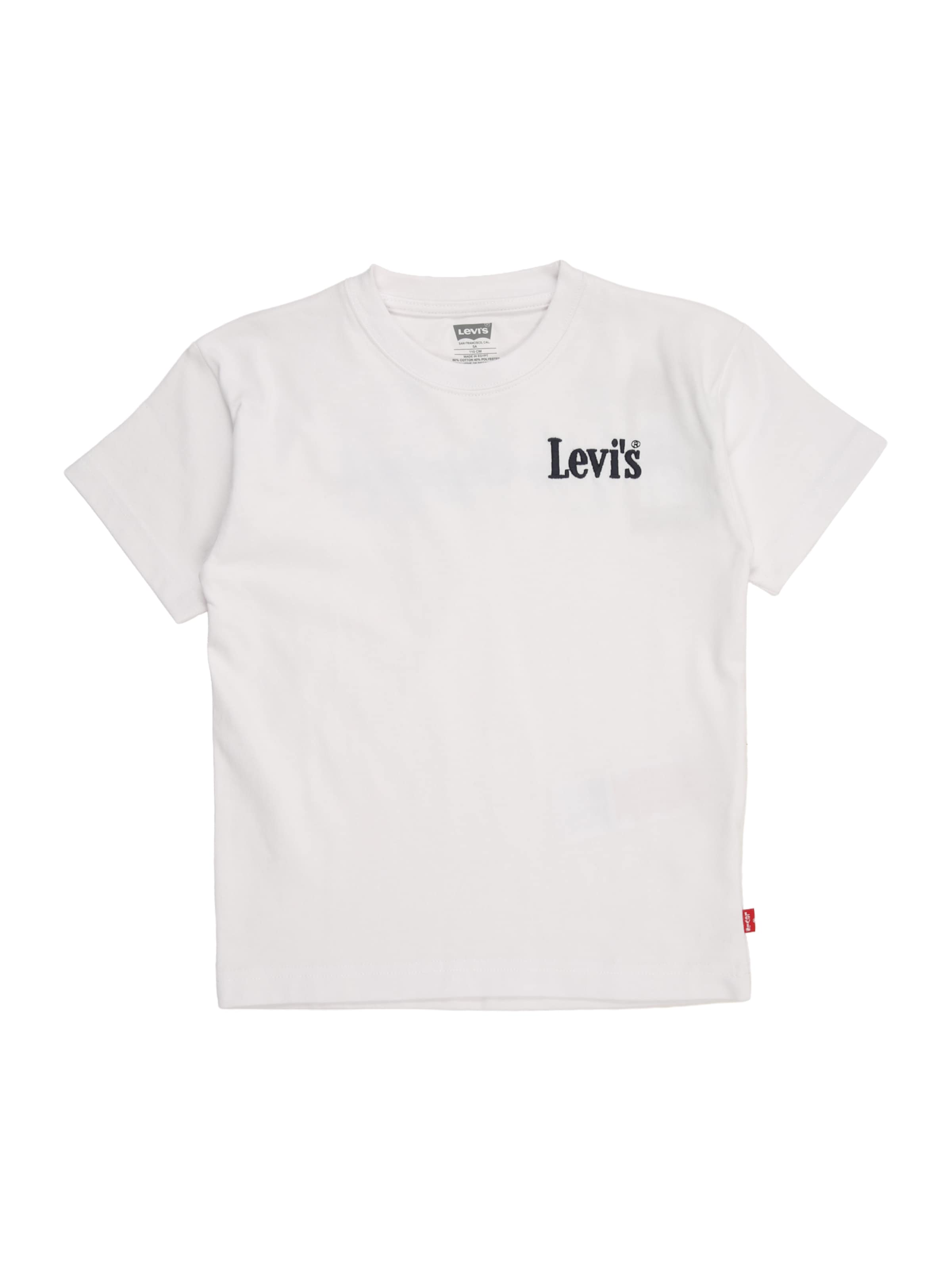 balts Levi's Kids T-Krekls 'CLASSIC': no priekšpuses