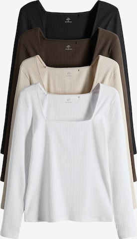 T-shirt The Set en mélange de couleurs : devant