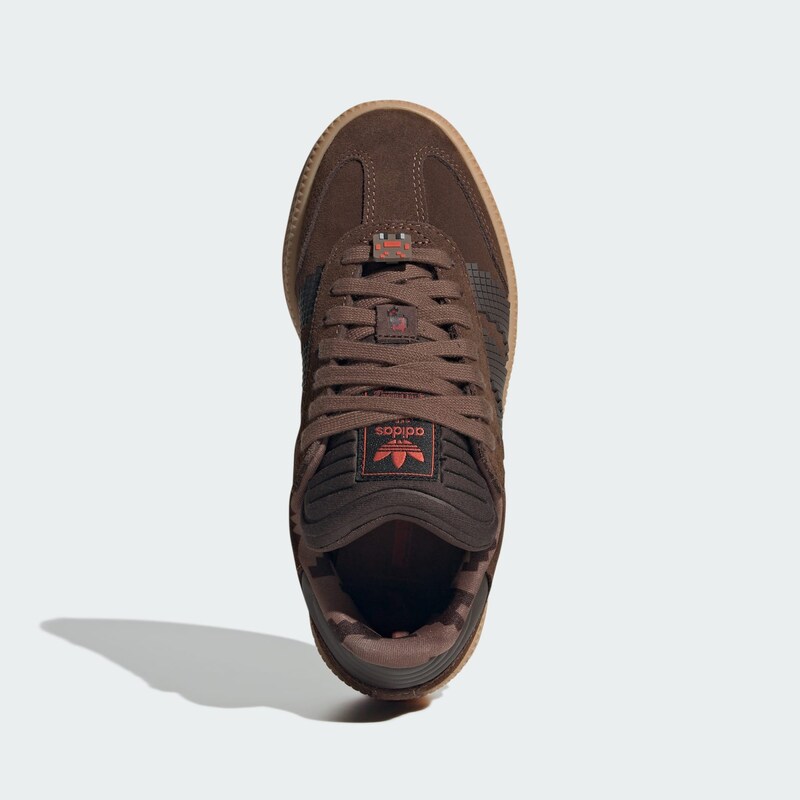 ADIDAS ORIGINALS Sneakers 'Samba X Minecraft' in Brown, Dark Brown ...