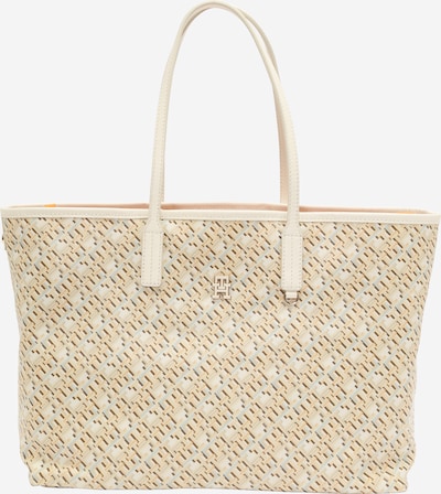 TOMMY HILFIGER Shopper in beige / braun / gold / orange, Produktansicht