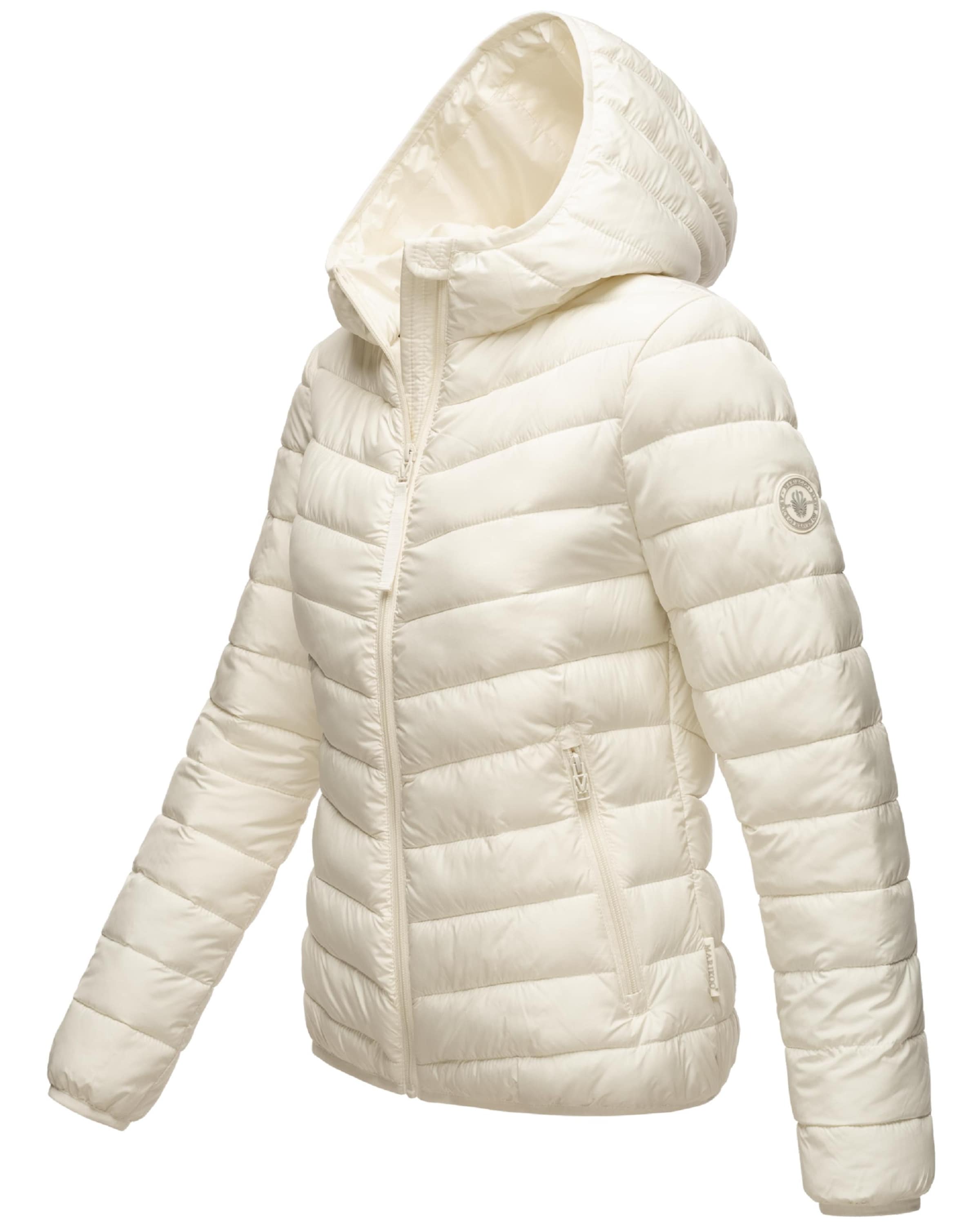 MARIKOO Демисезонная куртка 'Pack Mich Ein' в Белый