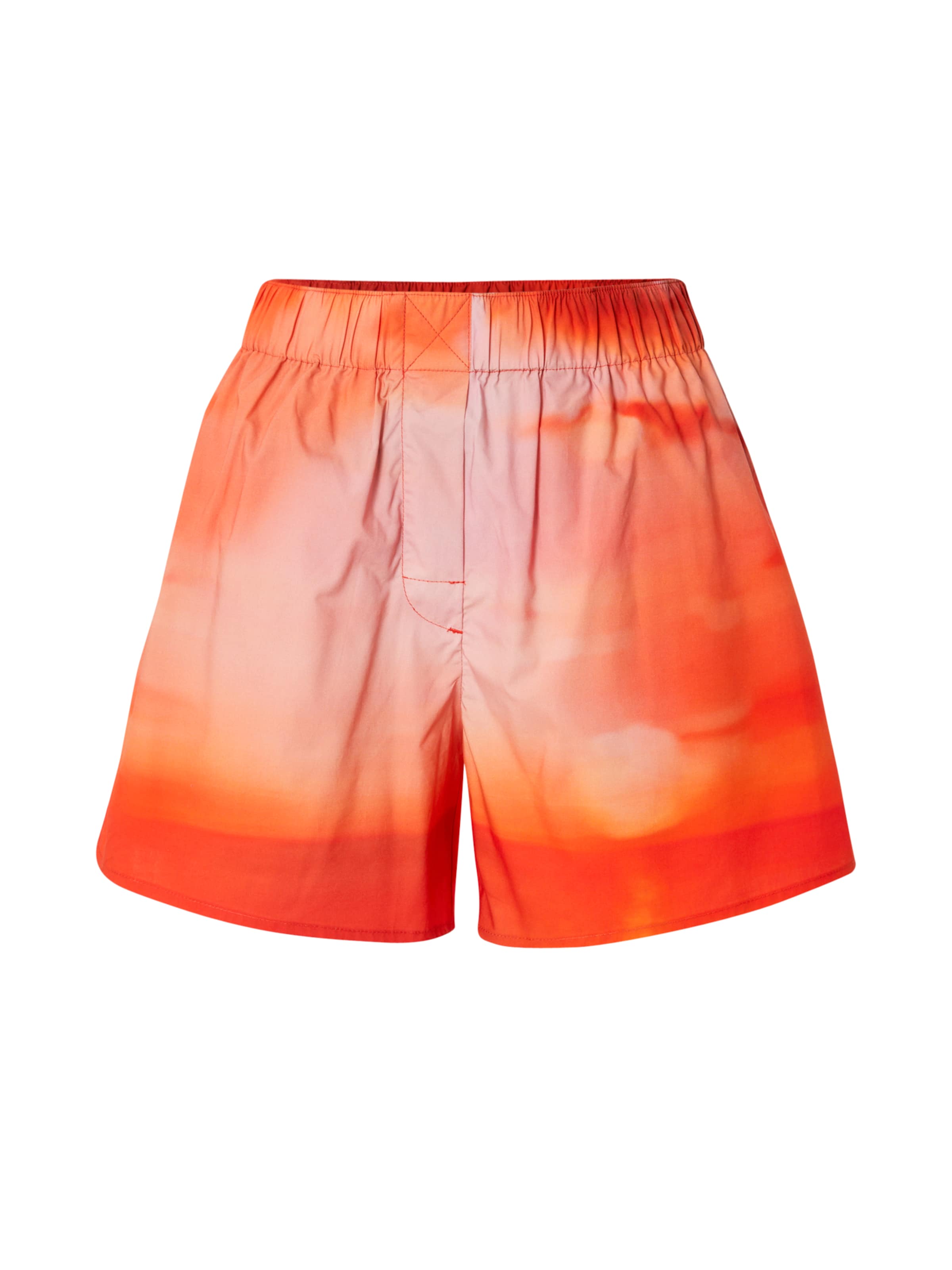 WEEKDAY - regular Pantalón 'Ava' en naranja: frente