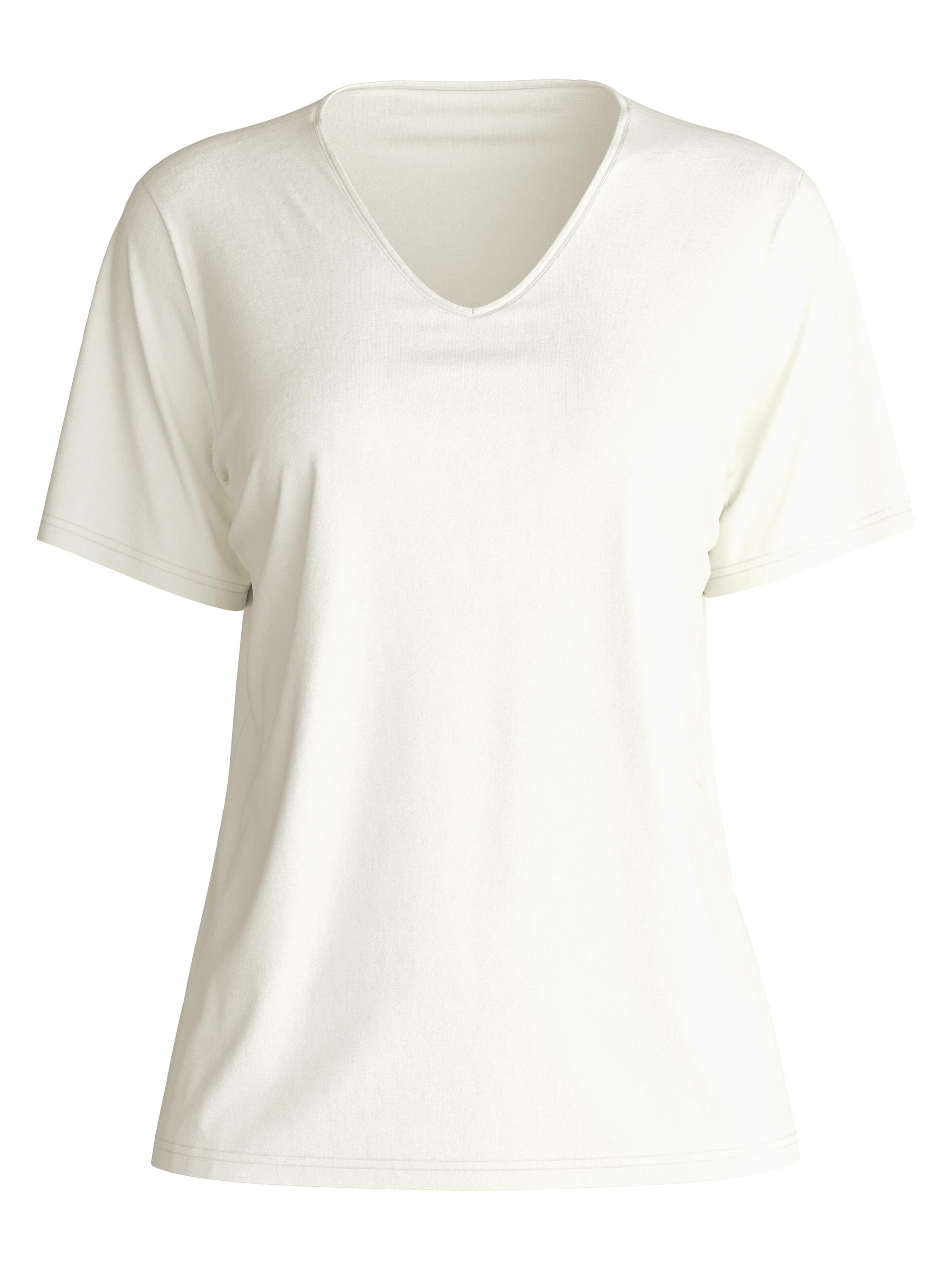 CALIDA Schlafshirt 'Favourites Ocean'‌‌‌‌‌ in Beige: Vorderseite