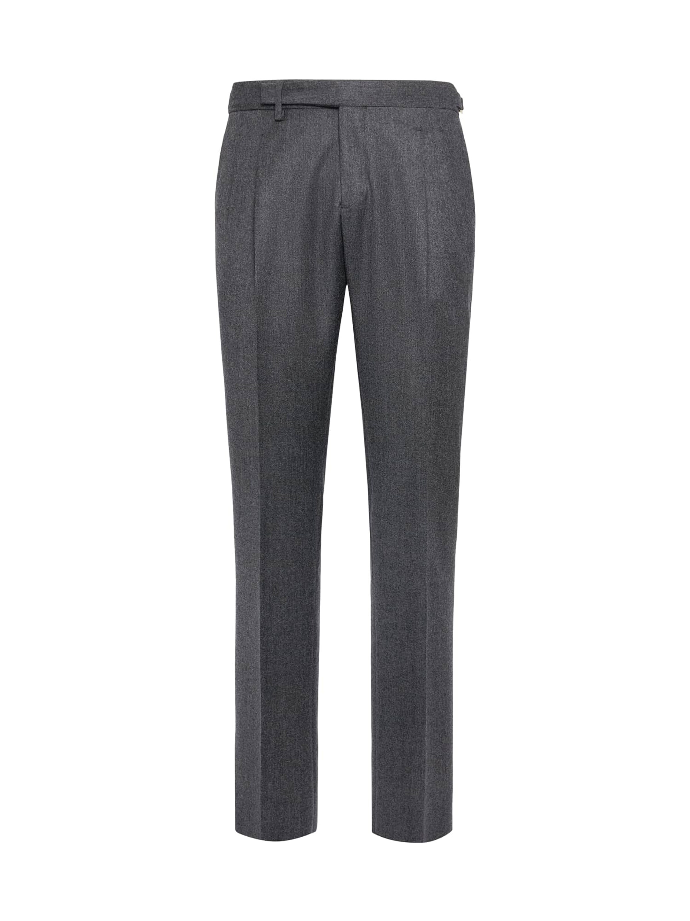 Coupe slim Pantalon à plis Boggi Milano en gris : devant