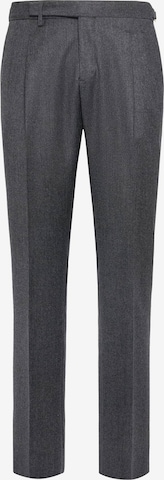 Boggi Milano Slimfit Bügelfaltenhose in Grau: Vorderseite
