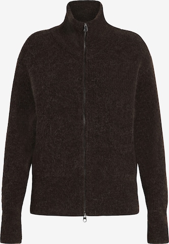 MOS MOSH Knit Cardigan 'MMThora' in Brown: front