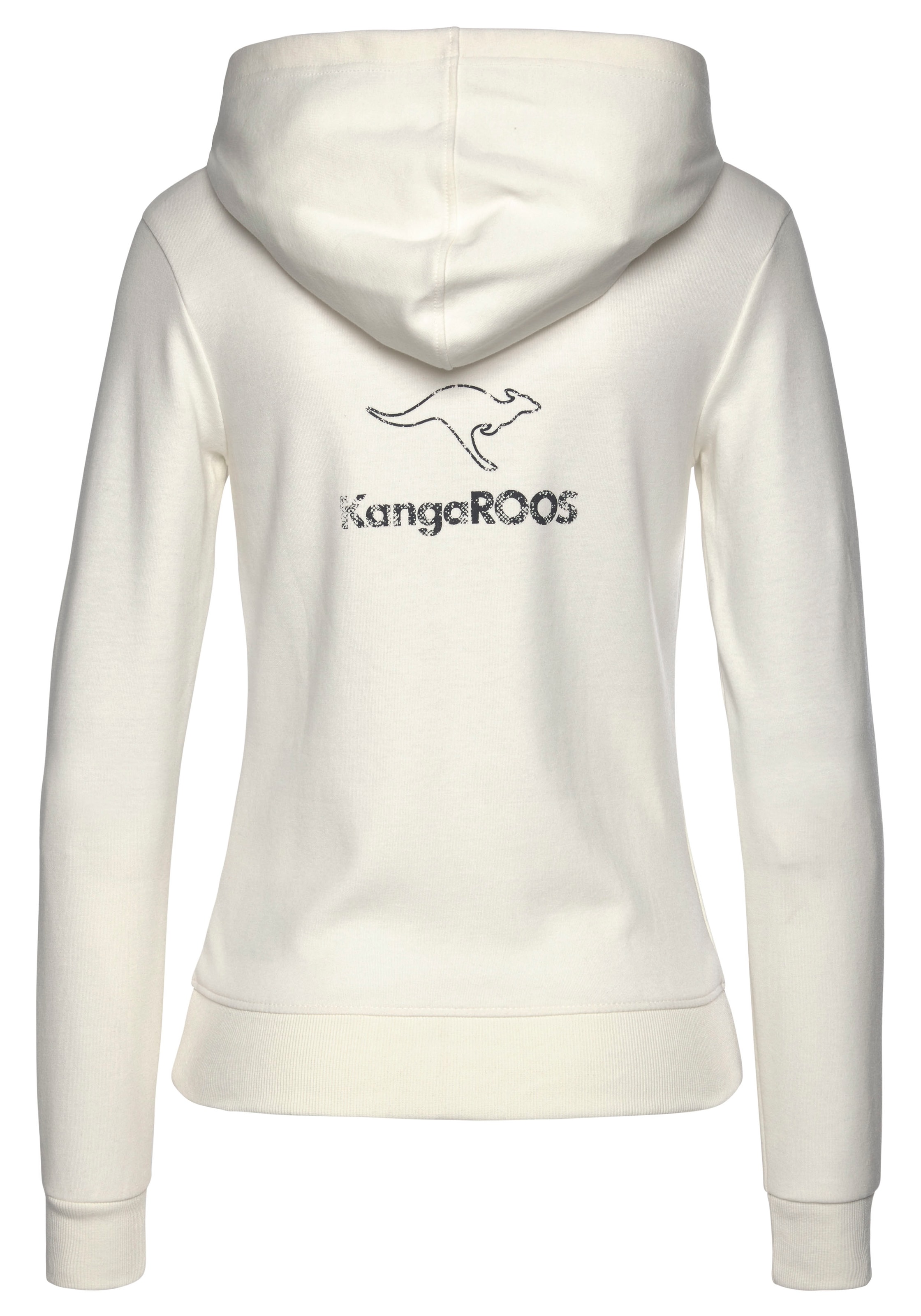 KangaROOS Sweatjacka i vit
