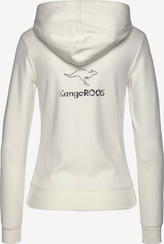 KangaROOS Sweat jacket in White