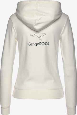 Veste de survêtement KangaROOS en blanc