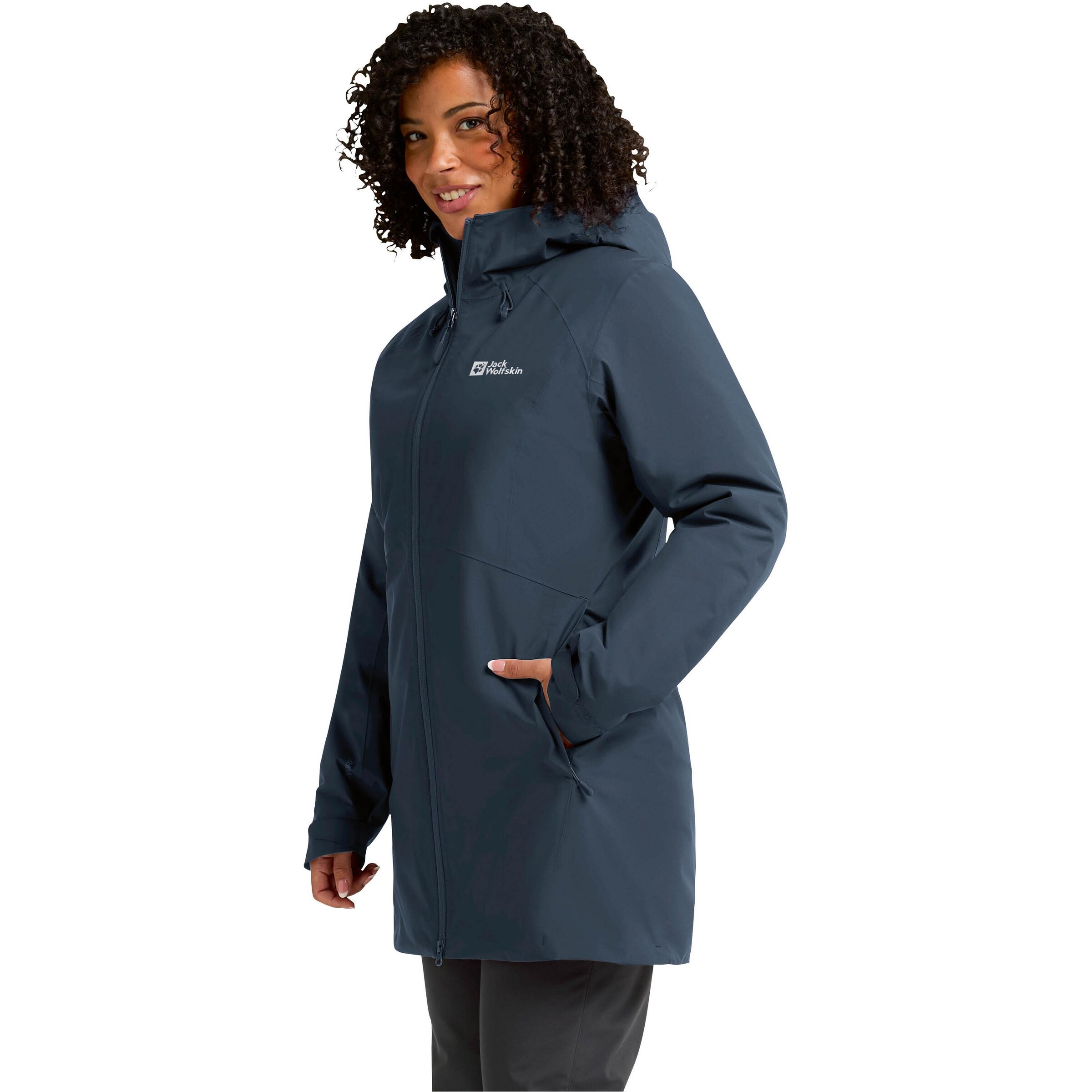 JACK WOLFSKIN Outdoor Jacket 'Heidelstein' in Blue: front