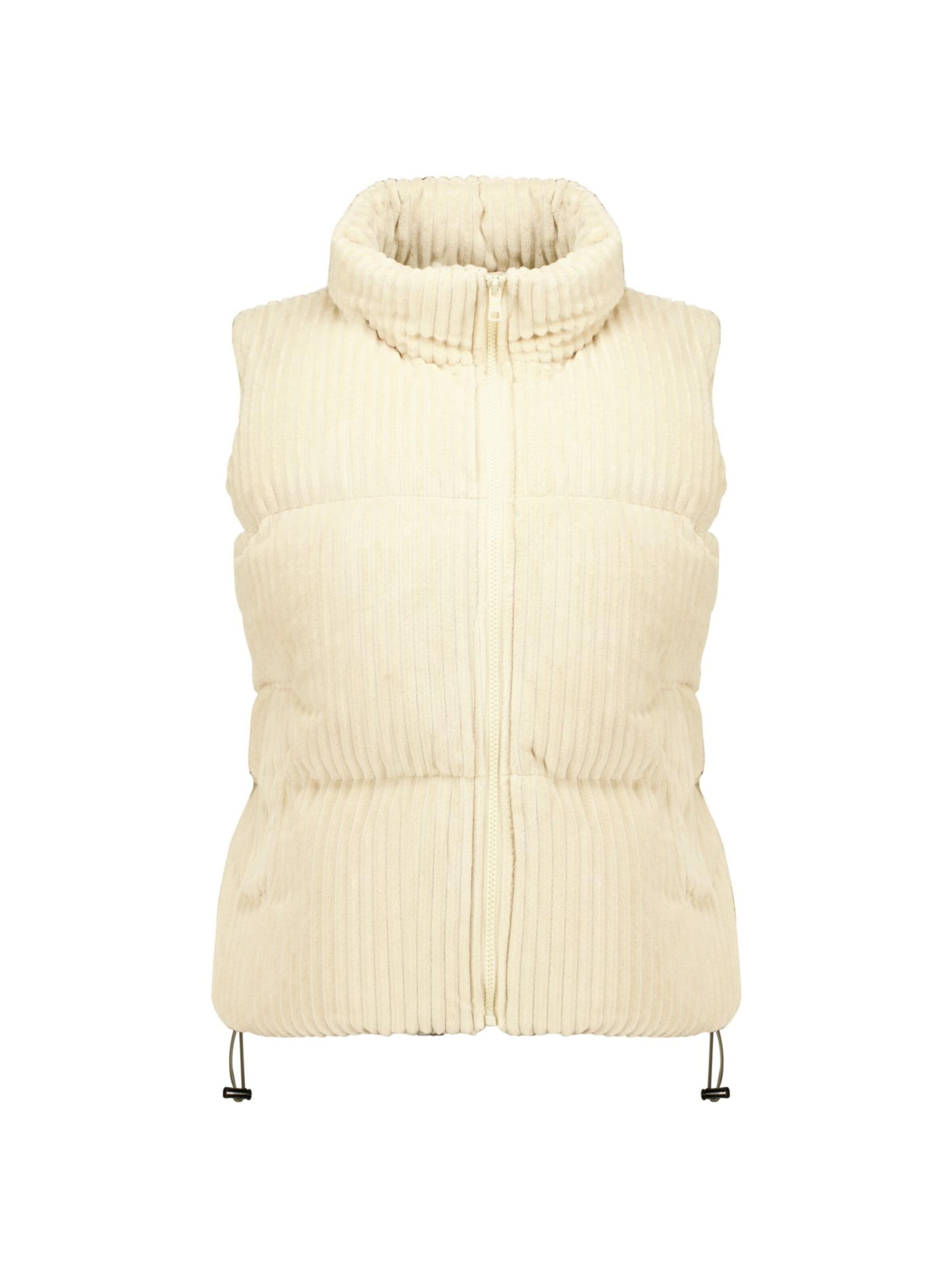 Deeluxe Wintermantel in Beige: voorkant