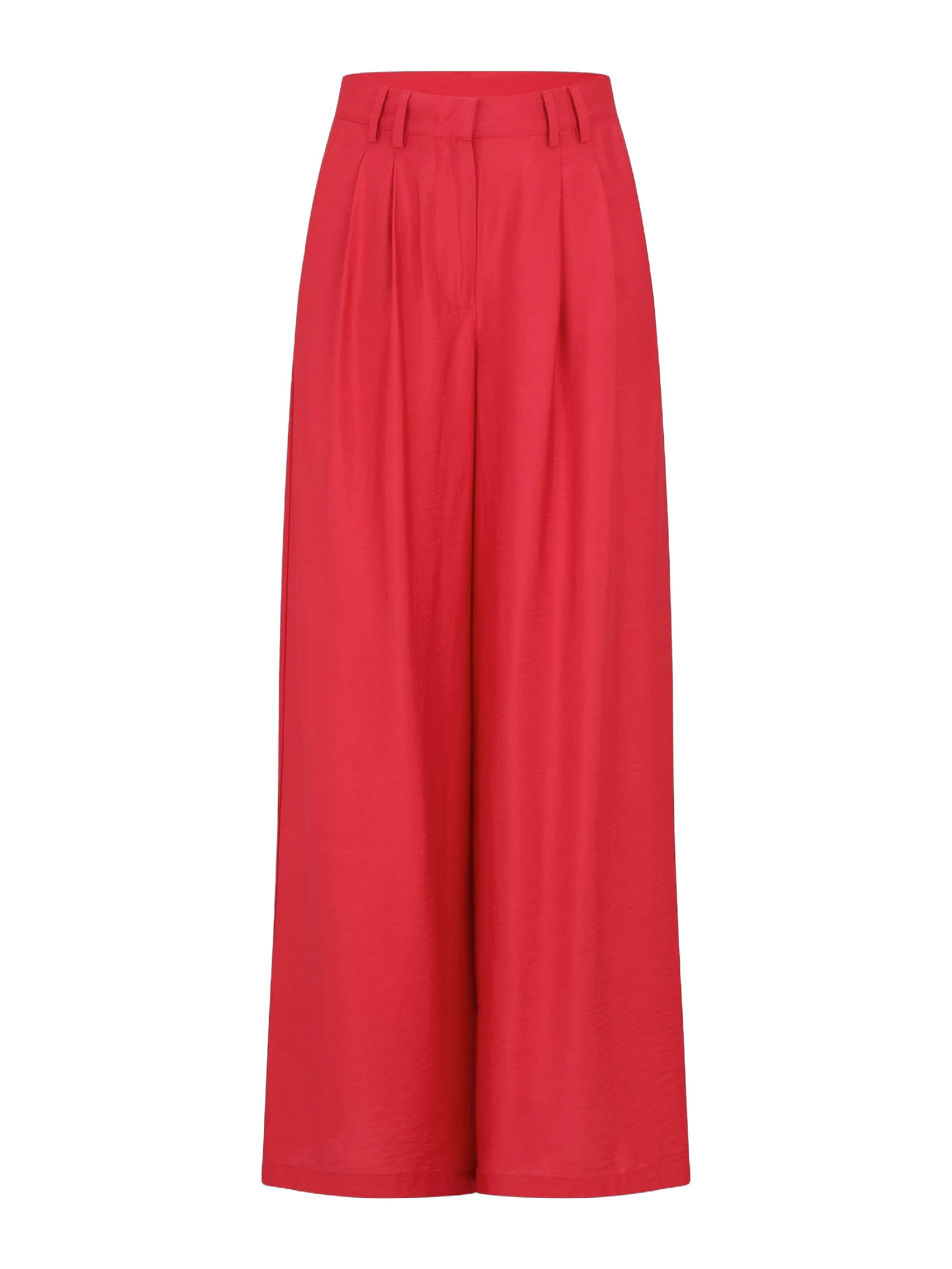 Guido Maria Kretschmer Women Παντελόνι πλισέ 'Finja' σε κόκκινο: μπροστά