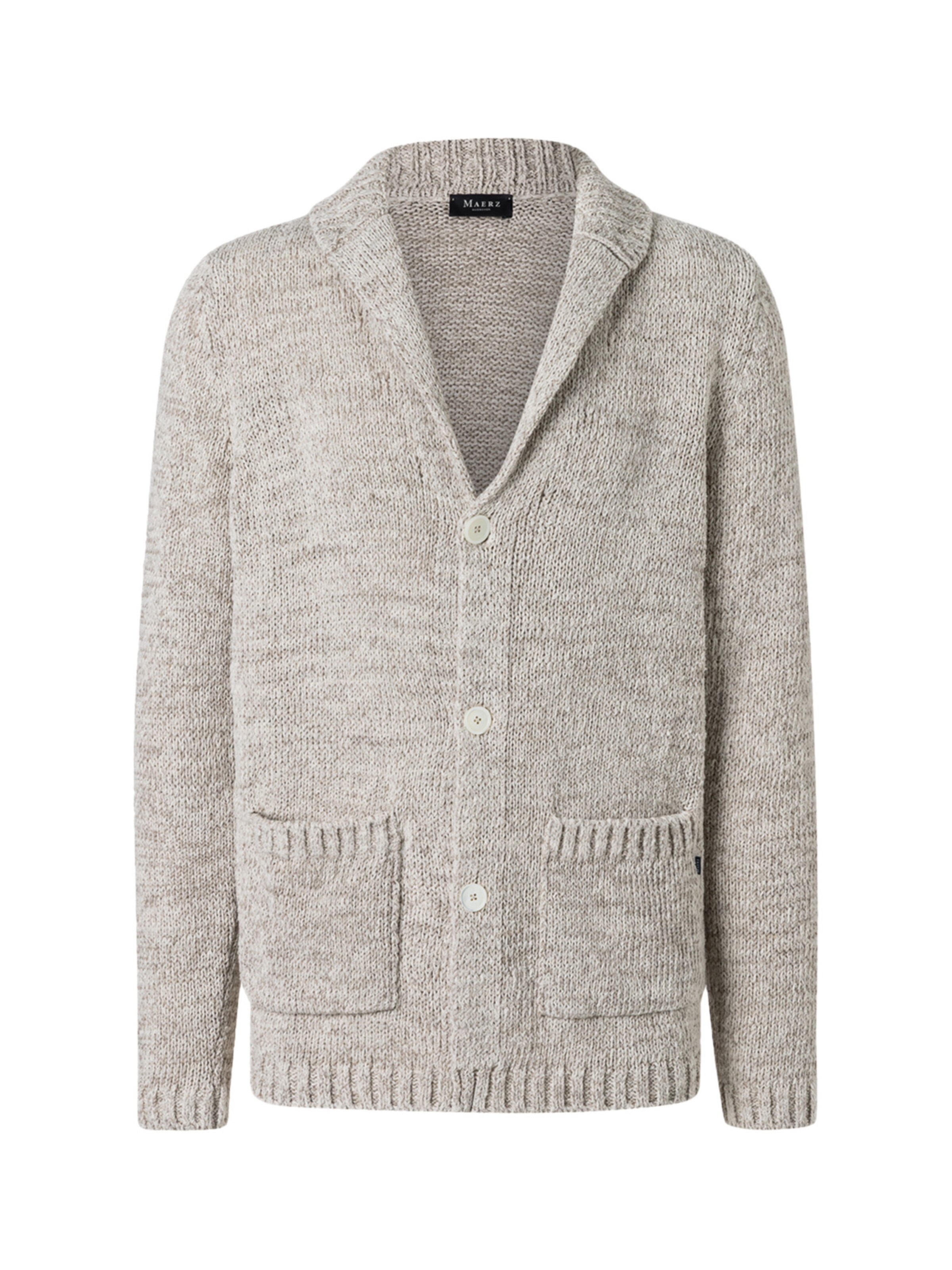 MAERZ Muenchen Strickblazer ' 500300 ' in Beige: Vorderseite