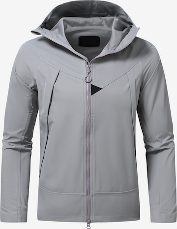 Youthup Outdoorjacke in Grau: Vorderseite