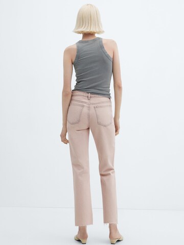 MANGO Regular Jeans 'Blanca' in Pink