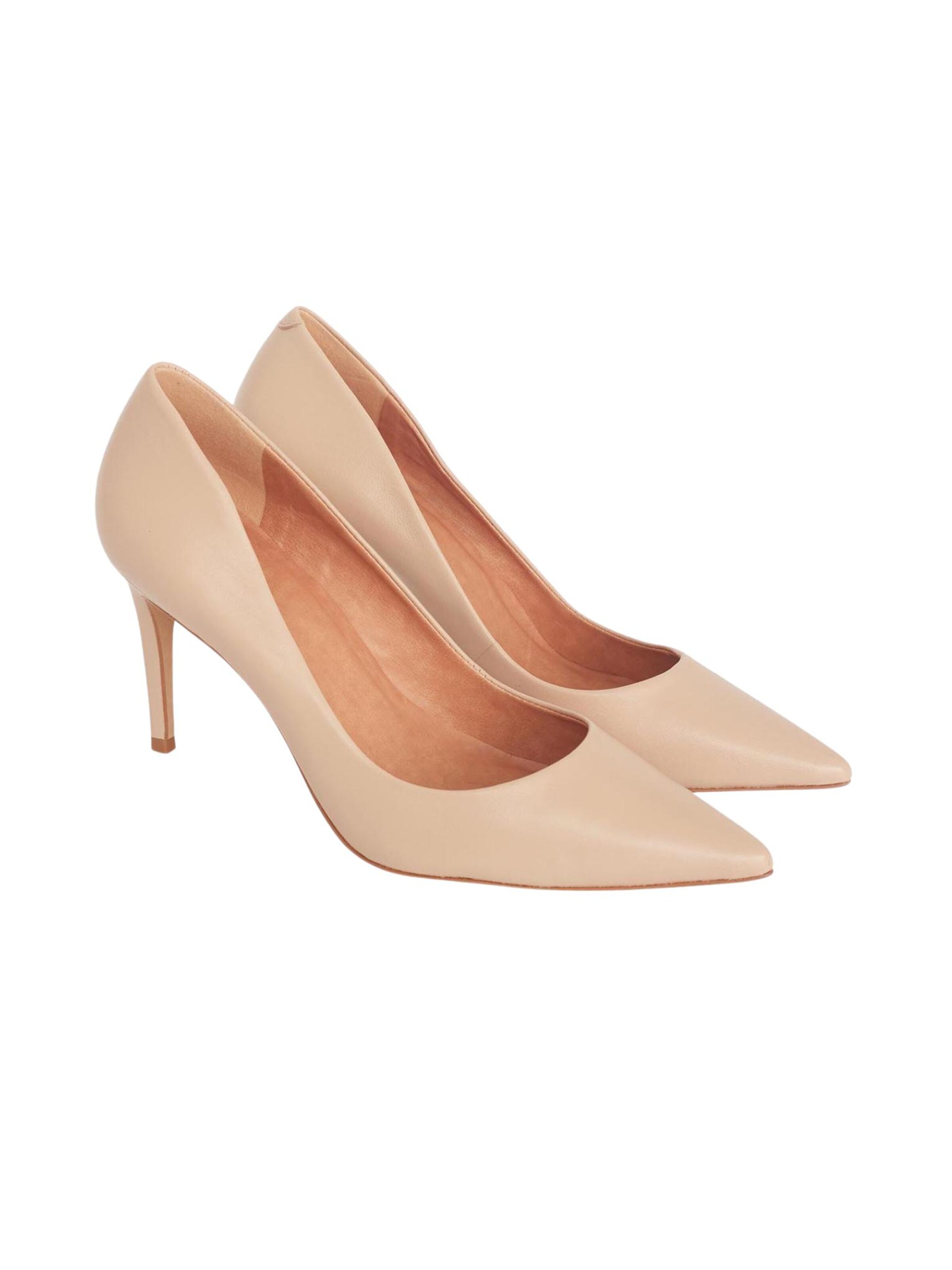 Mangara Atelier Pumps 'Escarpins Mangara Beri en cuir beige' in Beige