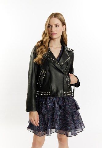 DreiMaster Vintage Jacke 'Altiplano' in Schwarz: Vorderseite