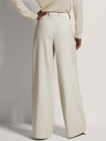 Wide Leg Pantalon MADELEINE en blanc