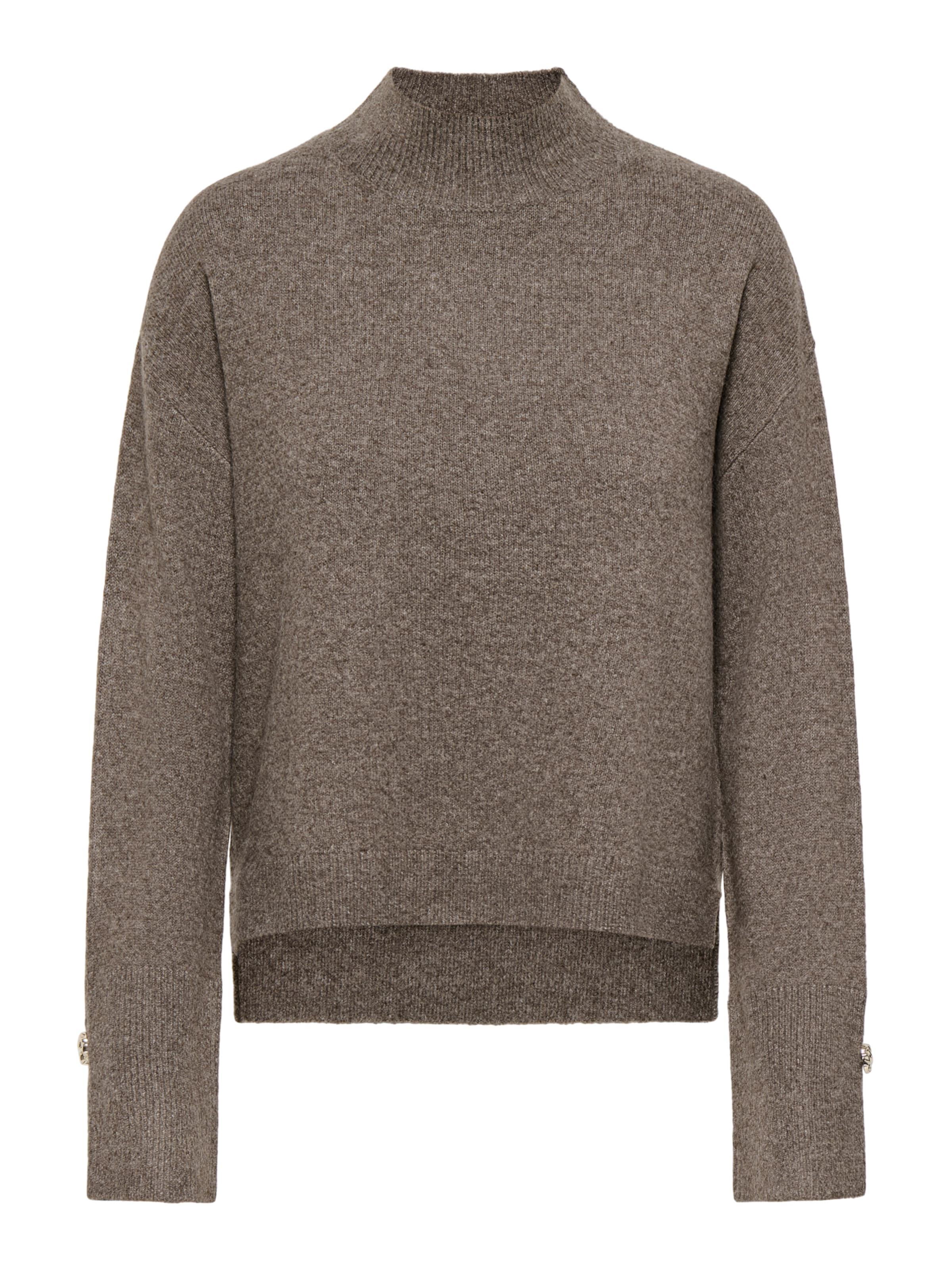 JDY Sweater 'JDYSABRINA' in Brown: front