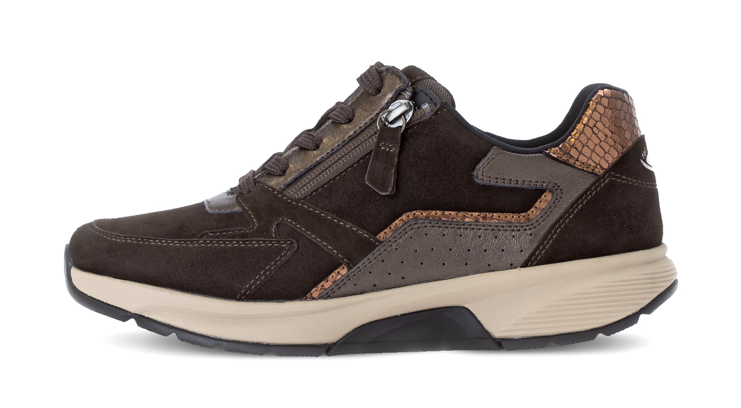 Gabor Rollingsoft Lace-Up Shoes in Brown