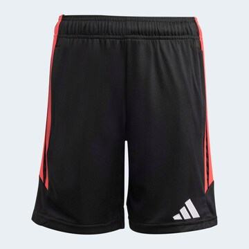 ADIDAS PERFORMANCE Workout Pants in Black: front