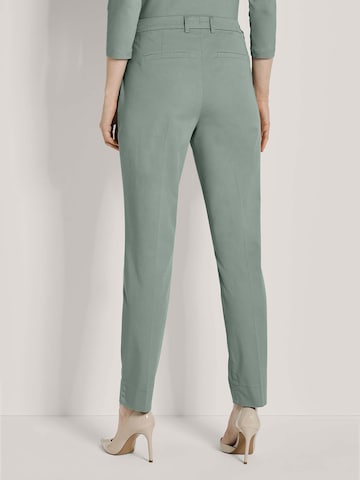 MADELEINE Slim fit Chino trousers in Green