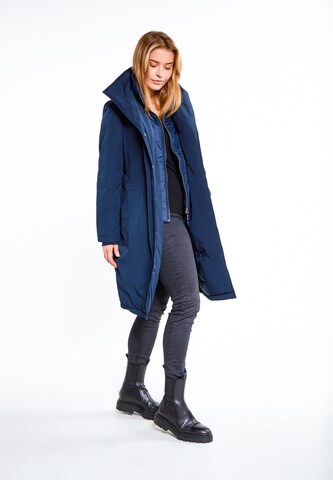 DreiMaster Vintage Wintermantel in Blau