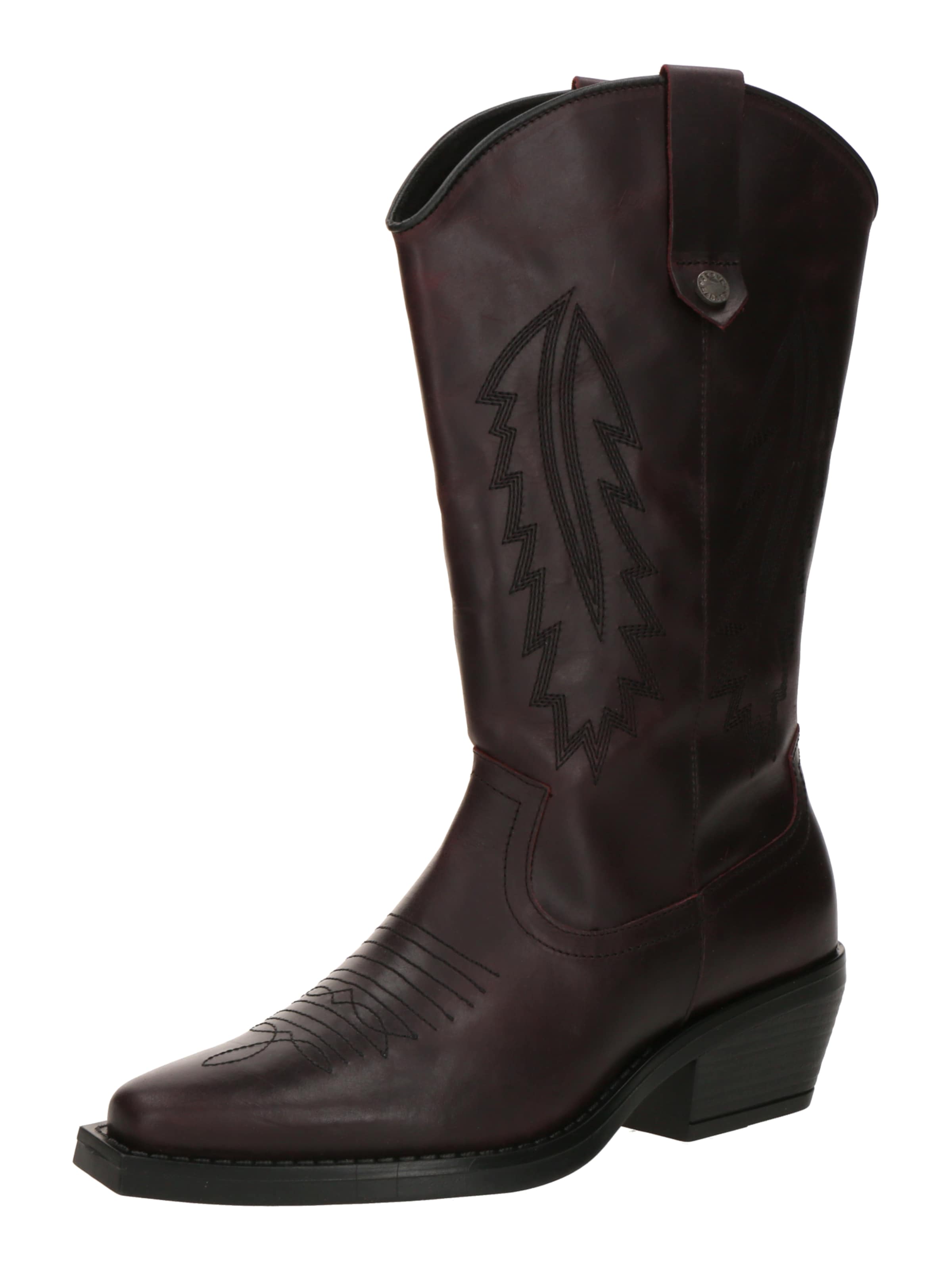 STEVE MADDEN Καουμπόικη μπότα 'Wallace' σε κόκκινο: μπροστά