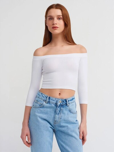 Camicia da donna in S Dilvin di colore bianco, Visualizzazione prodotti