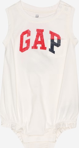 GAP Romper/Bodysuit in White: front