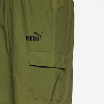 PUMA Loose fit Cargo Pants 'Essentials' in Green