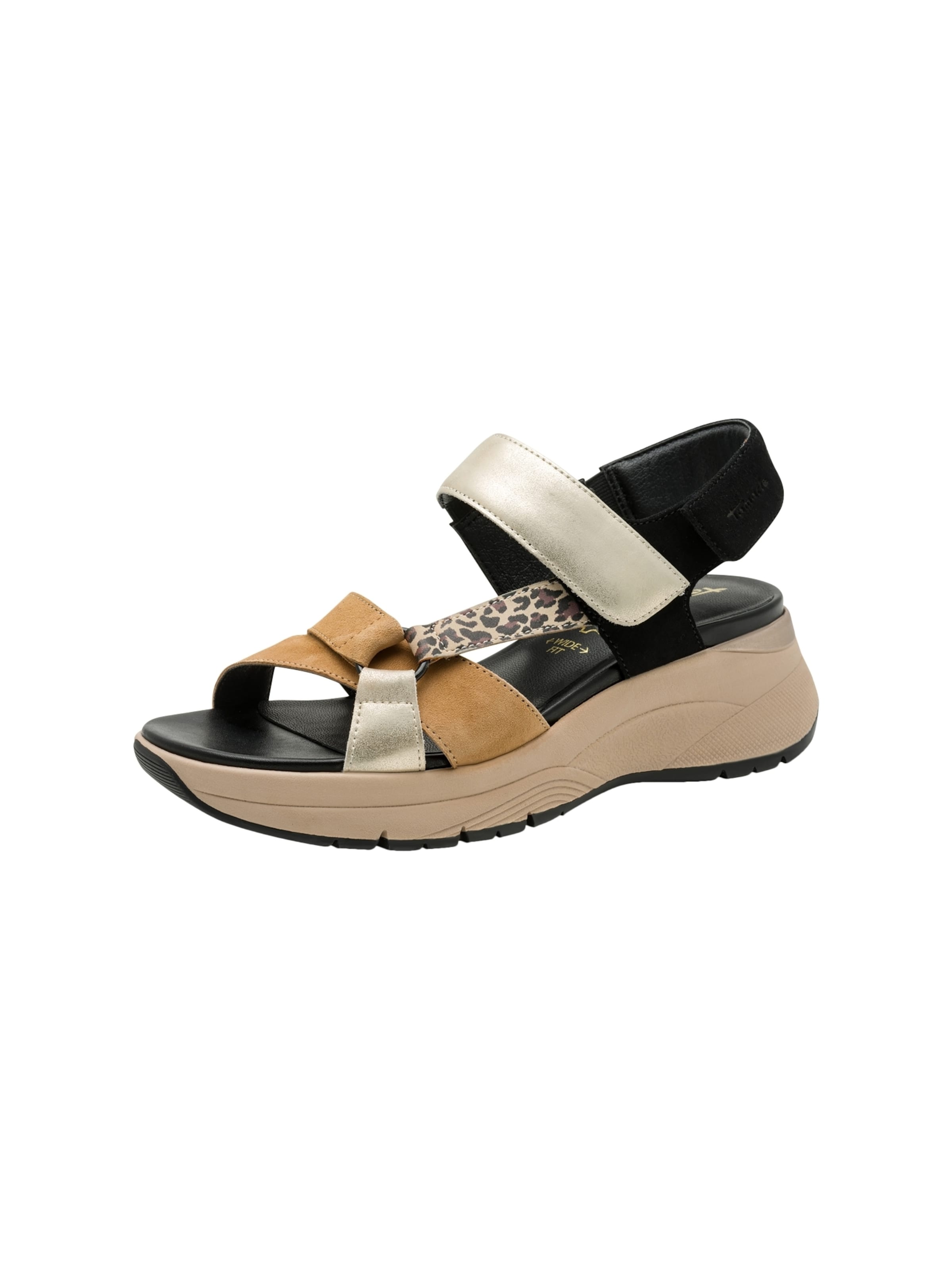 Tamaris Sandale in Schwarz: Vorderseite