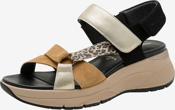 Tamaris Sandale in Schwarz: Vorderseite