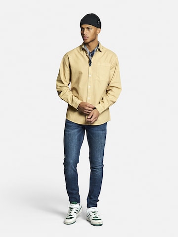 Redefined Rebel Regular fit Overhemd 'Jack' in Beige