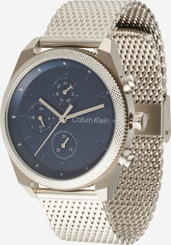 Calvin Klein Analog klocka i silver: framsida