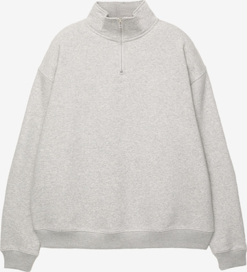 Pull&Bear Sweatshirt in Grey: front