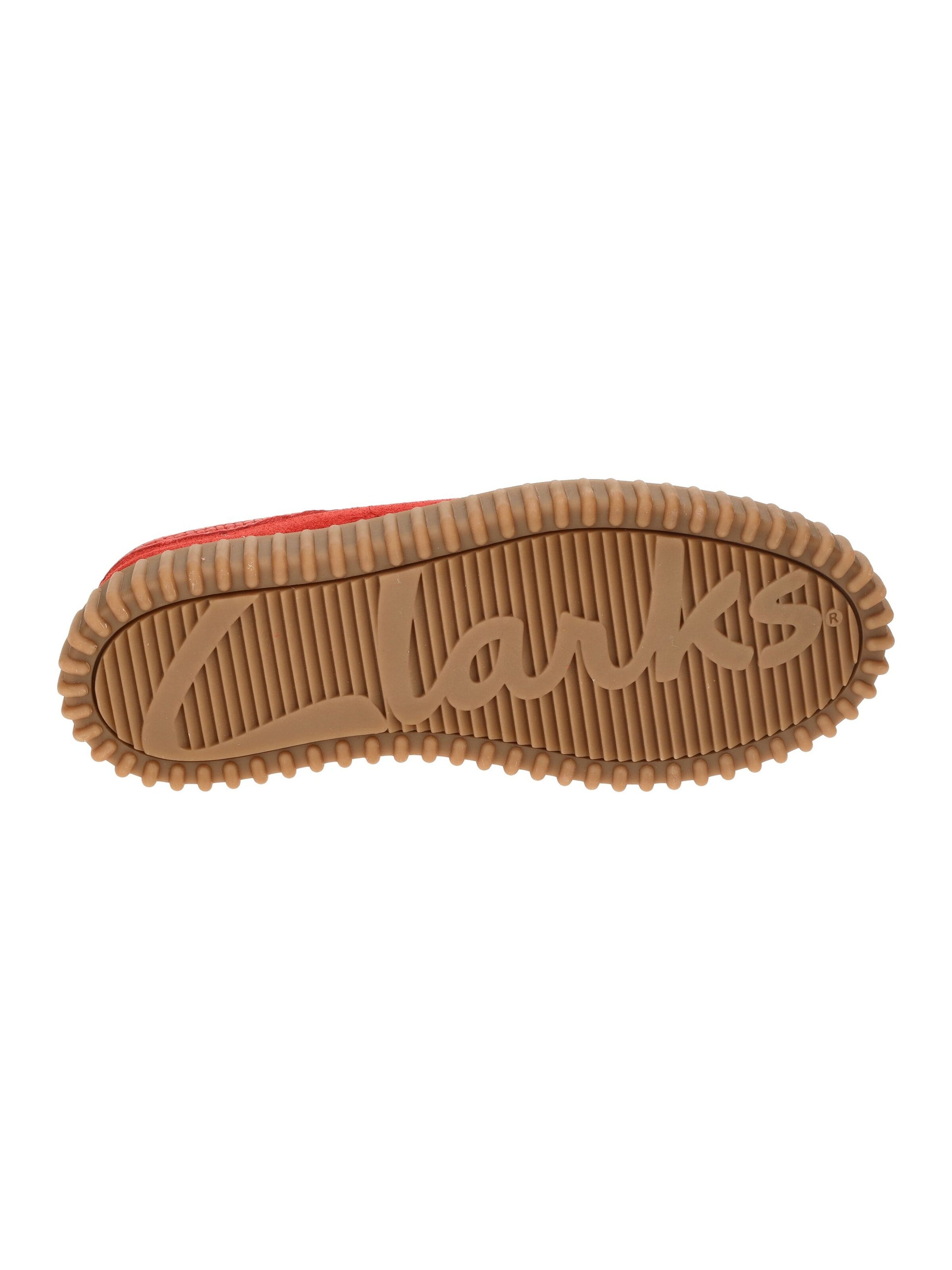 CLARKS Schnürschuh 'Torhill 26180908'‌‌‌‌‌‌‌‌ in Rot