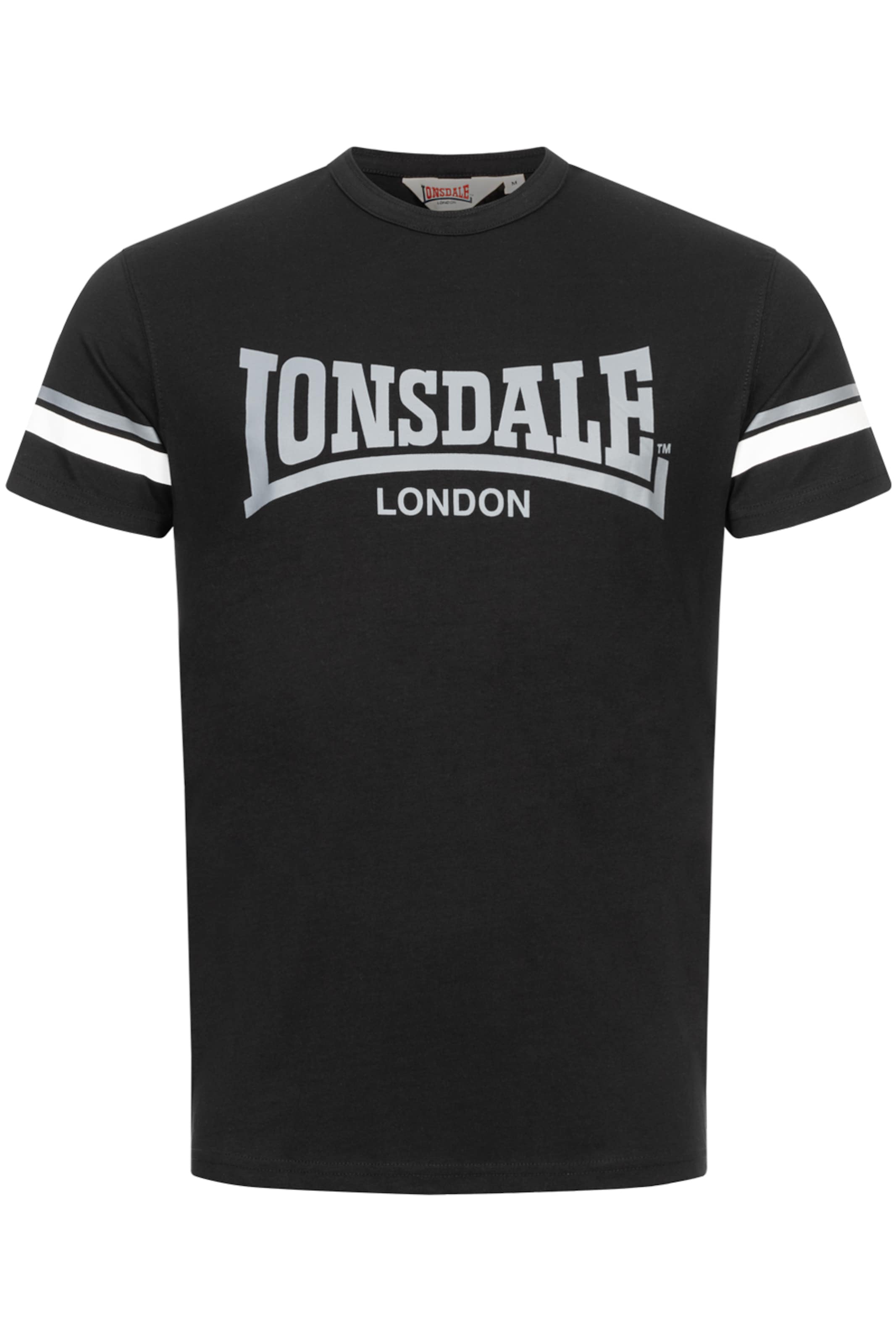 Maglietta 'Creich' di LONSDALE in nero: frontale