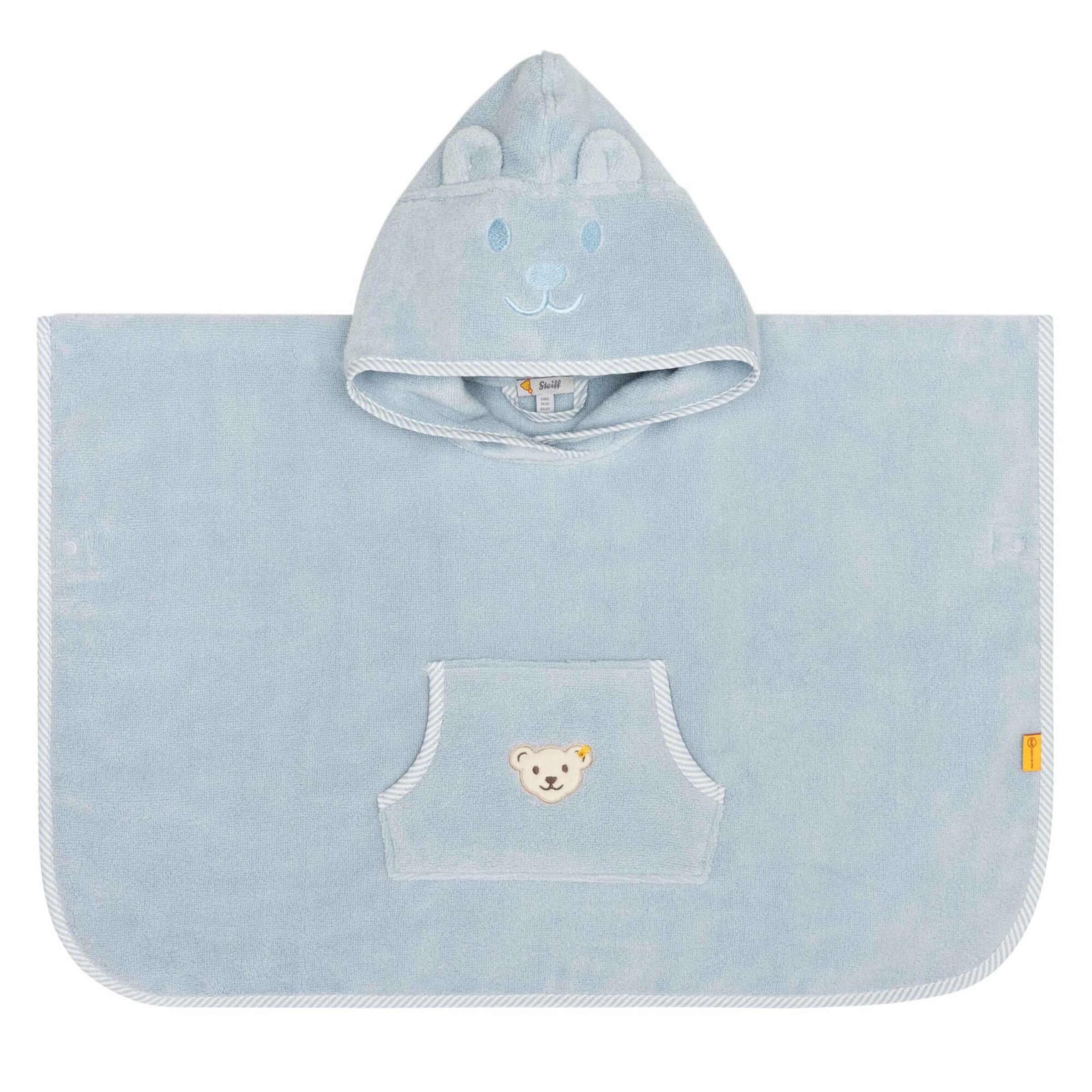 Steiff Collection Badekåbe i blå: forside