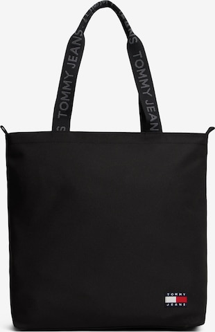 Tommy Jeans Shopper 'Ess' in Black: front
