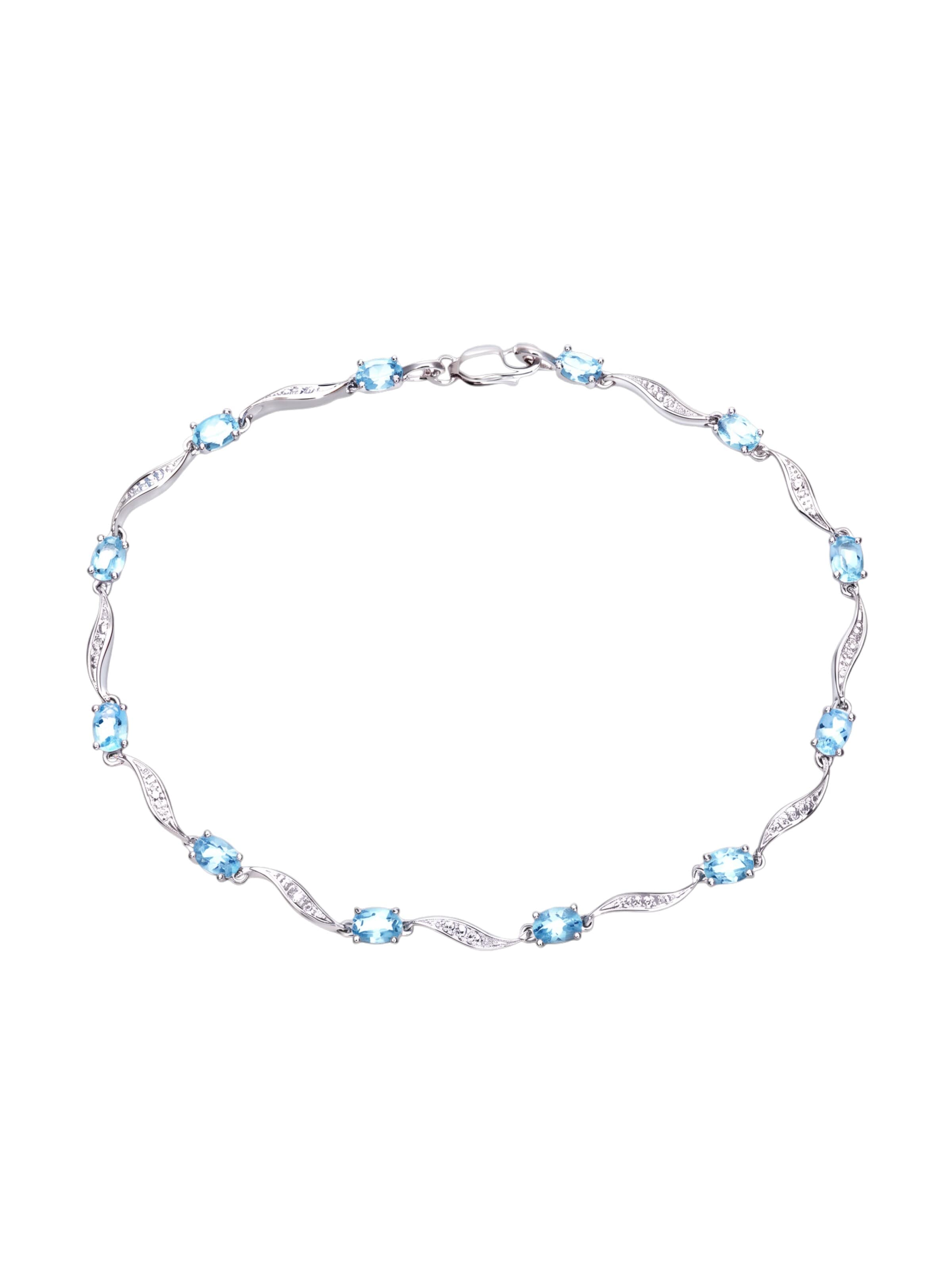 DIAMANT LETERNEL Armbånd i sølv: forside