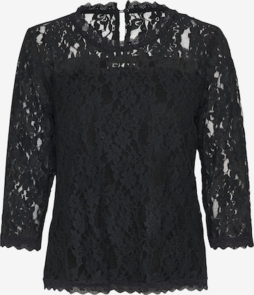 Cream Bluse 'CR Kit' i sort: forside