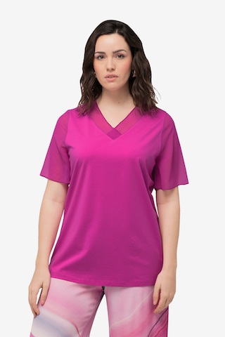 Ulla Popken Blouse in Roze: voorkant