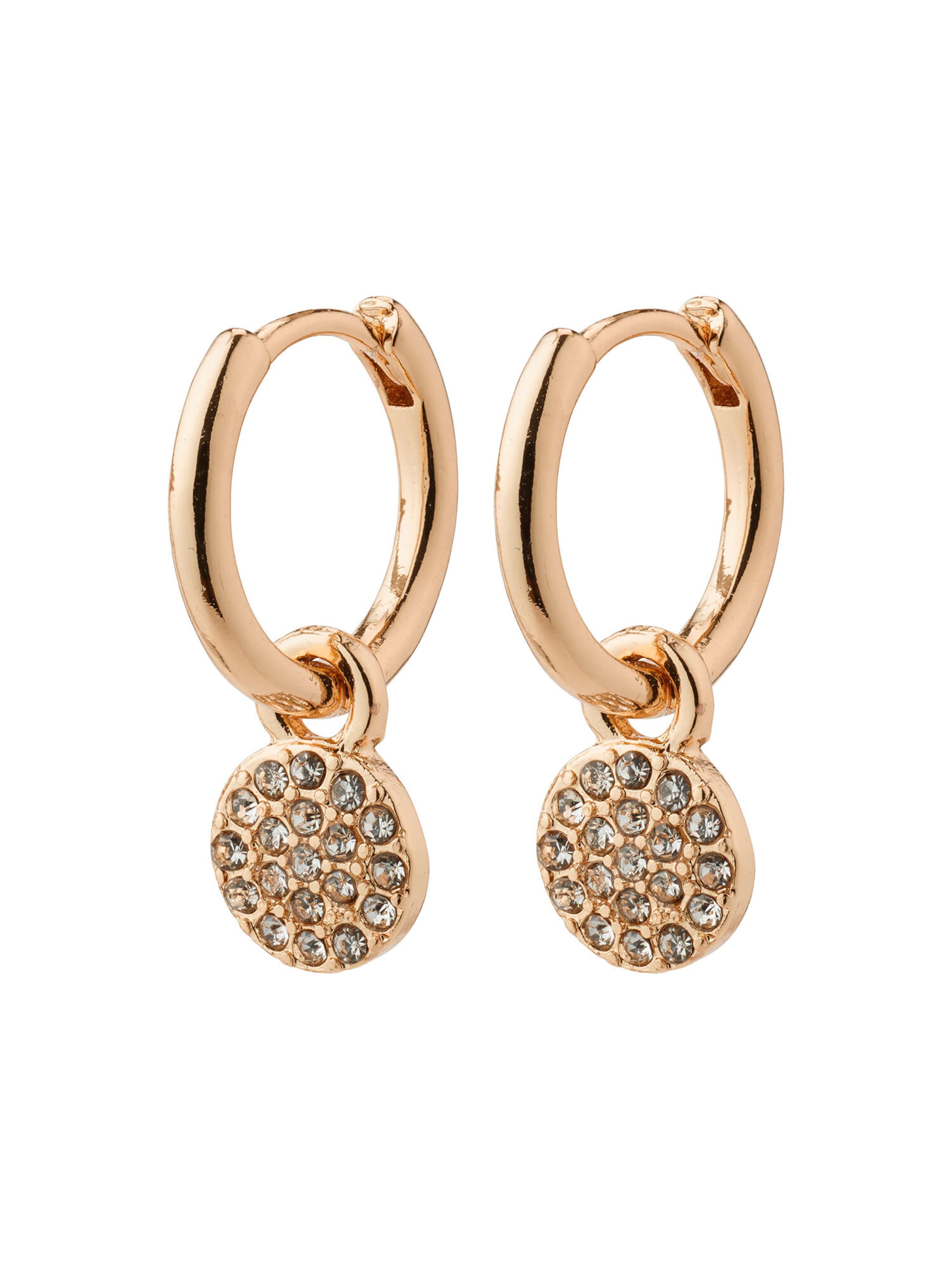 Pilgrim Kõrvarõngas 'Chayenne', värv Kuld: eest vaates